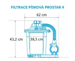 Marimex Filtrace písková ProStar 4 - 4 m3/h