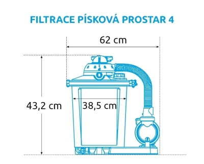 Marimex Filtrace písková ProStar 4 - 4 m3/h
