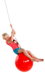 Marimex Houpací míč Drop - červený