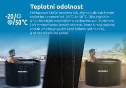 Marimex Káď ochladzovacia ovál 125x75x77cm čierna