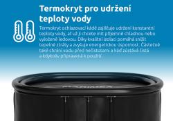 Marimex Káď ochladzovacia ovál 125x75x77cm čierna