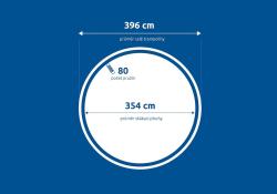 Marimex Plocha skákacia - Trampolína Premium 396 cm 2020