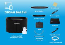 Marimex Ochlazovací káď 125x75x77 cm s kartušovou filtrací