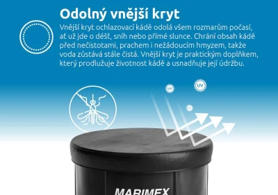 Marimex Káď ochlazovací kruh 80x75cm černá