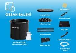 Marimex Ochlazovací káď 90x75 cm s kartušovou filtrací