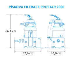 Marimex Piesková filtrácia ProStar 2000
