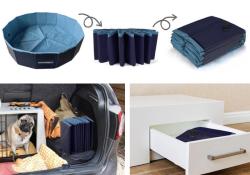 Marimex Skládací bazén pro psy - O 80 cm modrý (VÝPRODEJ)