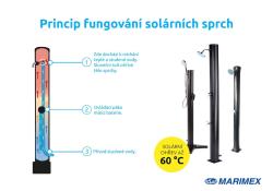 Marimex Solárna sprcha UNO 35 l