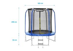Marimex Trampolína Standard 183 cm + vnitřní ochranná síť + schůdky ZDARMA