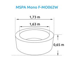 MSPA Mono F-MO062W bazén vířivý + sleva 500,- na příslušenství