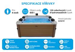 MSPA OSLO AMBER F-AM063W bazén vířivý