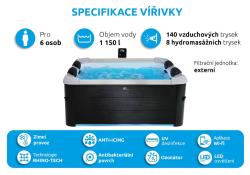 Marimex Bazén vířivý MSPA OSLO PLUS F-OS063WP