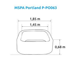 Marimex MSPA Portland P-PO063 Vírivý bazén