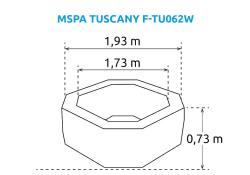 Marimex MSPA Tuscany F-TU062W bazén vírivý + zľava 40 € na príslušenstvo