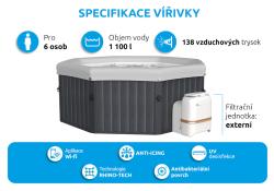 Marimex MSPA Tuscany F-TU062W bazén vírivý + zľava 40 € na príslušenstvo