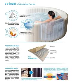Intex 28440 Pure Spa - Bubble Greywood Deluxe 4 vířivka