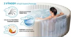 Intex 28426 Pure Spa - Bubble HWS nafukovací vířivka pro 4 os.