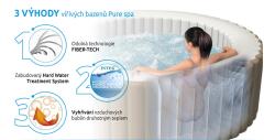 Intex 28426 Pure Spa - Bubble HWS nafukovacia vírivka pre 4 osoby