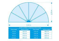Marimex Zastrešenie Pool House CABRIO priemer 5,50m (pre bazény 4,57 m)