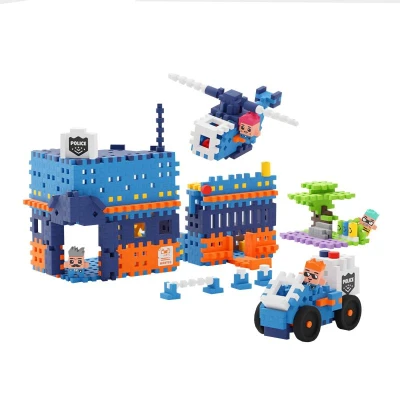 Marioinex MINI WAFFLE Policejní stanice 280 ks