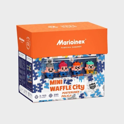 Marioinex MINI WAFFLE Policejní stanice 280 ks