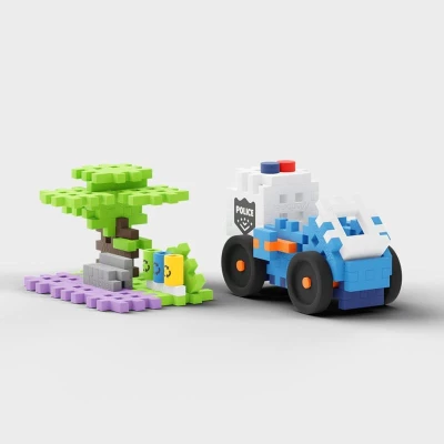 Marioinex MINI WAFFLE Policejní stanice 280 ks (VÝPRODEJ)