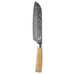 Masterpro Nůž Santoku TETSU 17,5 cm nerez dřevo Masterpro Nůž Santoku TETSU 17,5 cm nerez dřevo