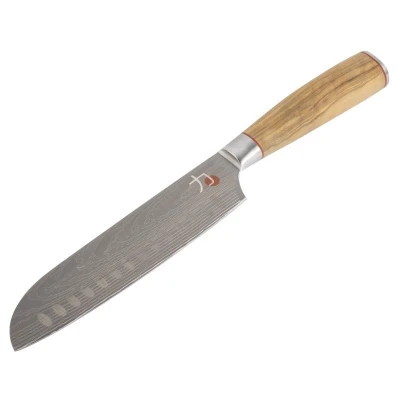 Masterpro Nůž Santoku TETSU 17,5 cm nerez dřevo