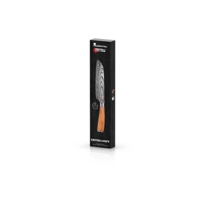Masterpro Nůž Santoku TETSU 17,5 cm nerez dřevo