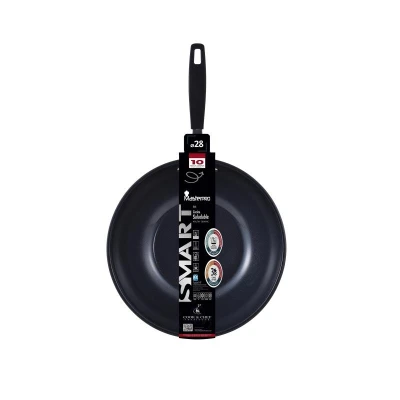 Masterpro Pánev grilovací s nepřilnavým povrchem SMART 28x28 cm stříbrná
