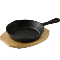 Masterpro Pánev litinová COOK SHARE 15,8 cm černá Masterpro Pánev litinová COOK SHARE 15,8 cm černá