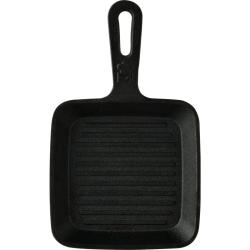 Masterpro Pánev litinová na gril COOK SHARE 13,7x22,2x2,2 cm černá