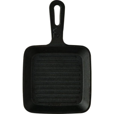 Masterpro Pánev litinová na gril COOK SHARE 13,7x22,2x2,2 cm černá