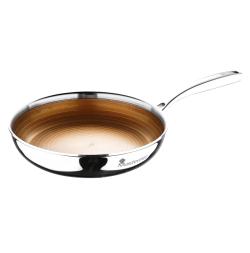 Masterpro Pánev s nepřilnavým povrchem GIRO 20 cm nerez Masterpro Pánev s nepřilnavým povrchem GIRO 20 cm nerez