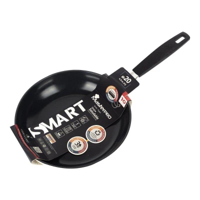 Masterpro Pánev s nepřilnavým povrchem SMART 20 cm stříbrná