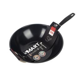 Masterpro Pánev WOK s nepřilnavým povrchem SMART 28 cm stříbrná