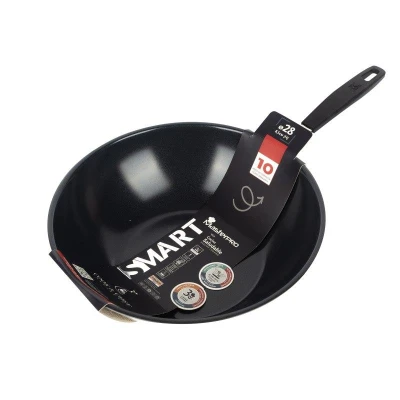 Masterpro Pánev WOK s nepřilnavým povrchem SMART 28 cm stříbrná