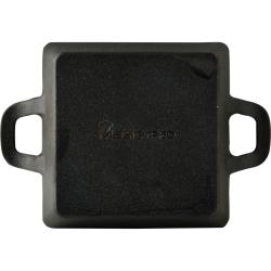 Masterpro Pekáč litinový s podstavcem COOK SHARE 12,6x18,5x3,6 cm černá