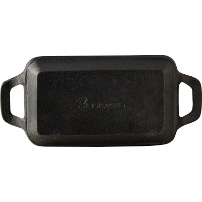 Masterpro Pekáč litinový s podstavcem COOK SHARE 17x10x2,5 cm černá