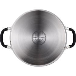 Masterpro Servírovací pánev s poklicí nerez FOODIES 28 cm 3,8 litru