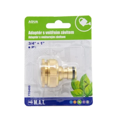 Mat Adaptér s vnitřním závitem 3/4[34] + 1[34] Ms AQUA