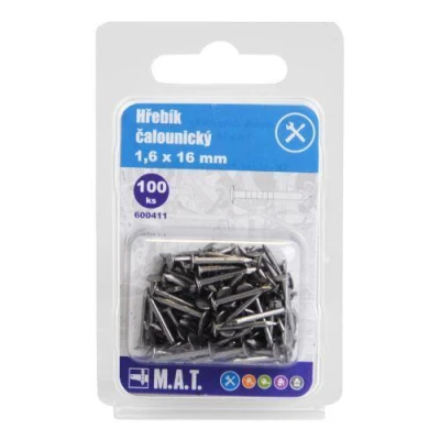 Mat Hřebík čalounický 16x1,6mm (100ks) Mat Hřebík čalounický 16x1,6mm (100ks)