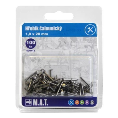 Mat Hřebík čalounický 20x1,8mm (100ks)