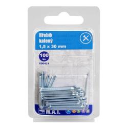 Mat Hřebík kalený 30x1,5mm Zn (100ks) Mat Hřebík kalený 30x1,5mm Zn (100ks)
