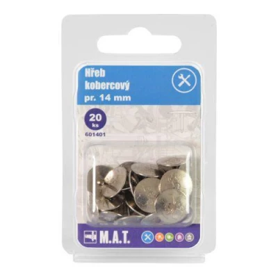 Mat Hřebík kobercový pr.14mm (20ks) Mat Hřebík kobercový pr.14mm (20ks)