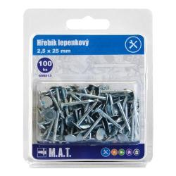 Mat Hřebík lepenkový 25x2,5mm Zn (100ks)