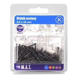 Mat Hřebík ocelový 30x2,0mm (100ks) Mat Hřebík ocelový 30x2,0mm (100ks)