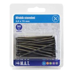 Mat Hřebík stavební 70x2,8mm (50ks)