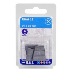 Mat Klínek č.2, 21x25mm (4ks)