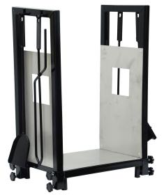 Mat Koš krbový s nářadím v.62cm, nerez/ocel sada 4díl. Mat Koš krbový s nářadím v.62cm, nerez/ocel sada 4díl.